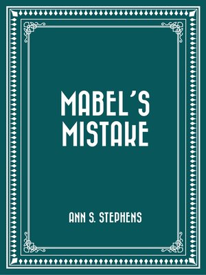 cover image of Mabel's Mistake